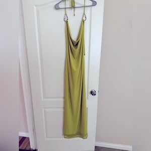 Princess Polly Lime Backless Dress